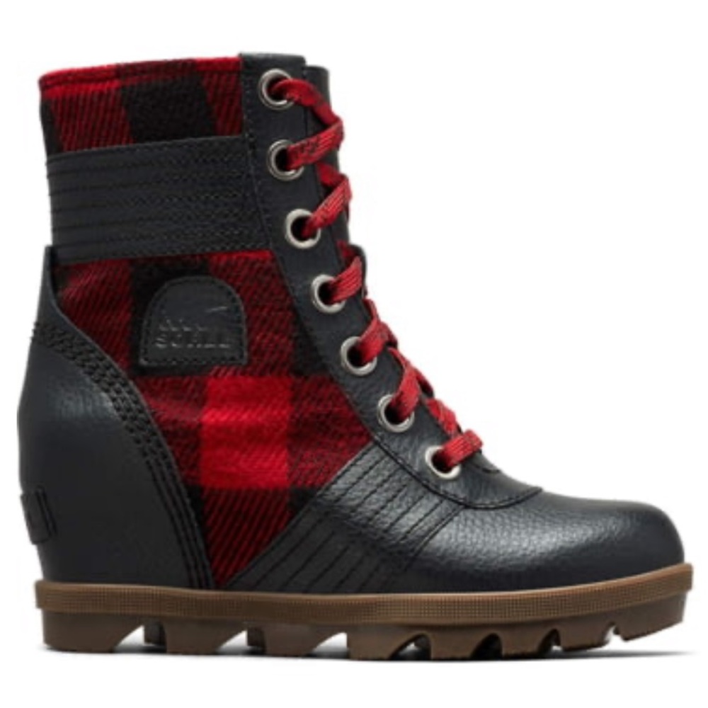 Sorel girls size 4 Lexie wedge EUC